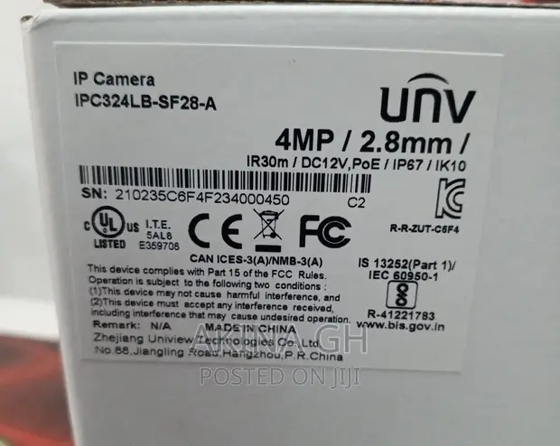 Uniview Unv 4mp Vandalproof Ip Dome Camera Ipc324lb-Sf28-A 3