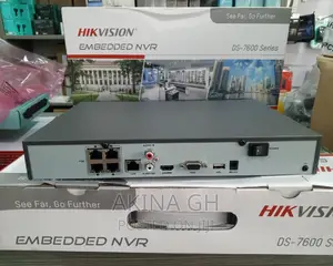 Hikvision 4ch Ip Poe NVR Ds-7604ni-/4p