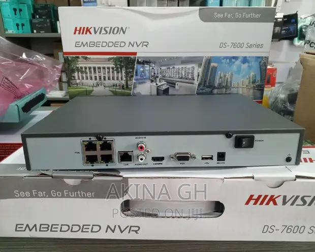 Hikvision 4ch Ip Poe NVR Ds-7604ni-/4p 3