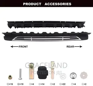 2 Set of Toyota Highlander Running Board Fit L-Le-Xle-Xse