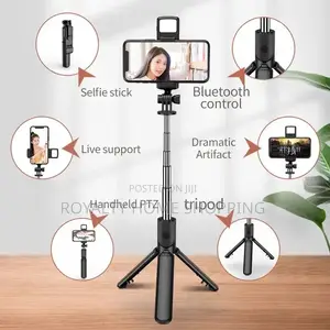 Multi Functional Selfie Stick With Remote Control
