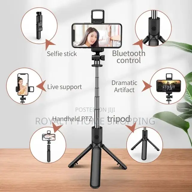 Multi Functional Selfie Stick With Remote Control