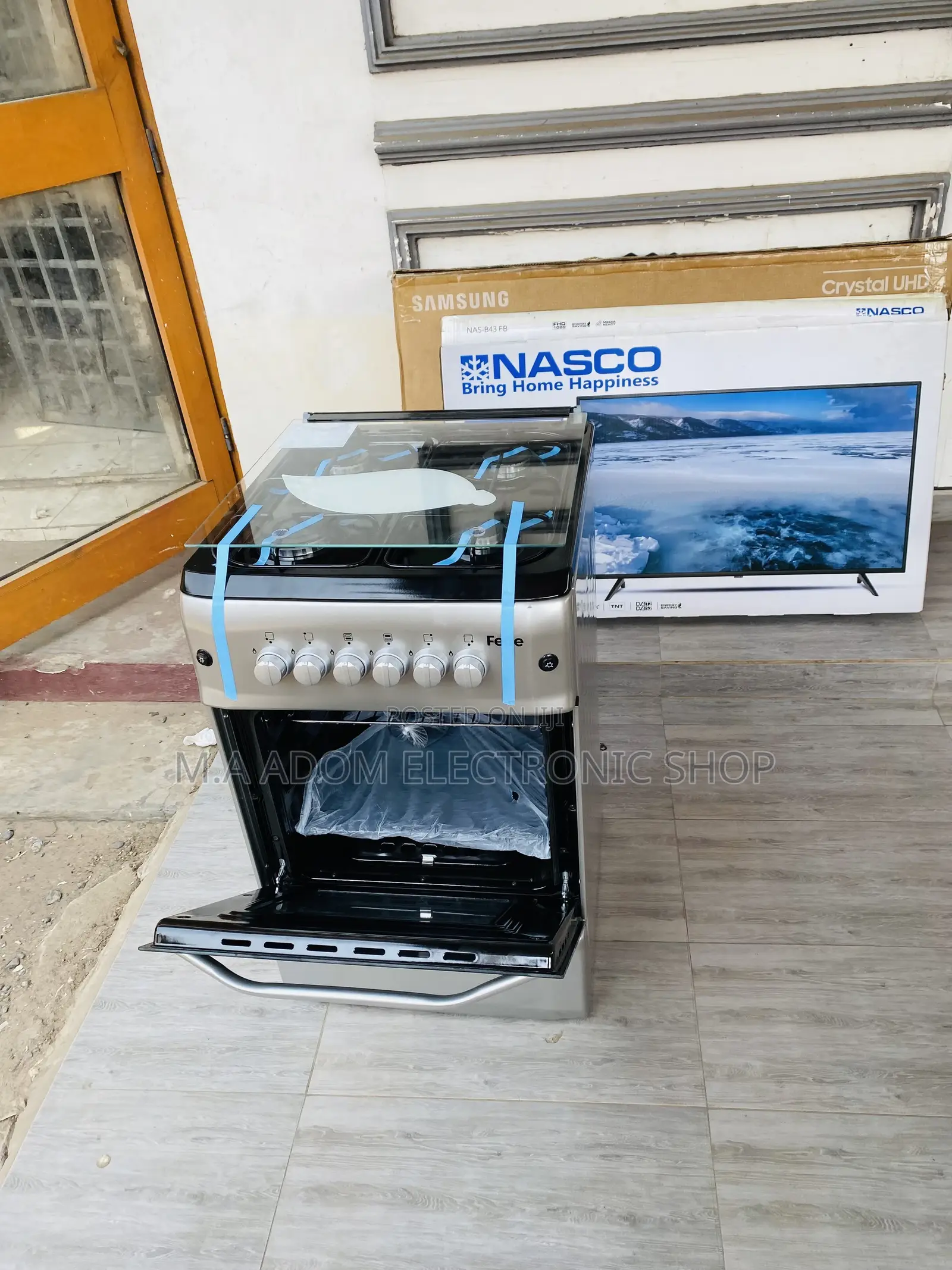 50x55 Ferre 4 Gas Burner With Oven and Grill.