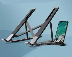 Laptop Stand With Phone Holder