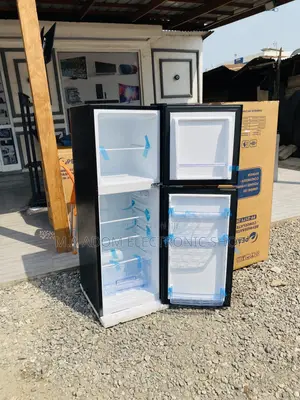 Authentic Pearl Pf217t-2b Double Door Refrigerator(Black).