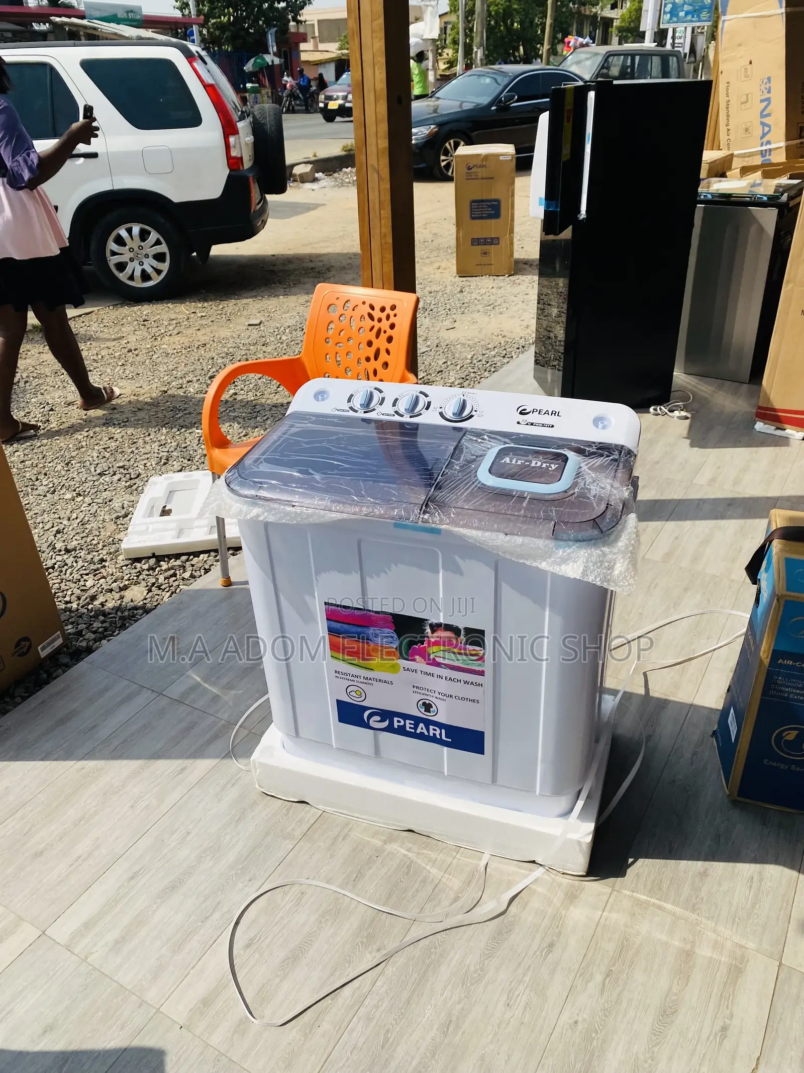 Quality Yet Affordable Pearl 7kg Twin Tap Washing Machine,