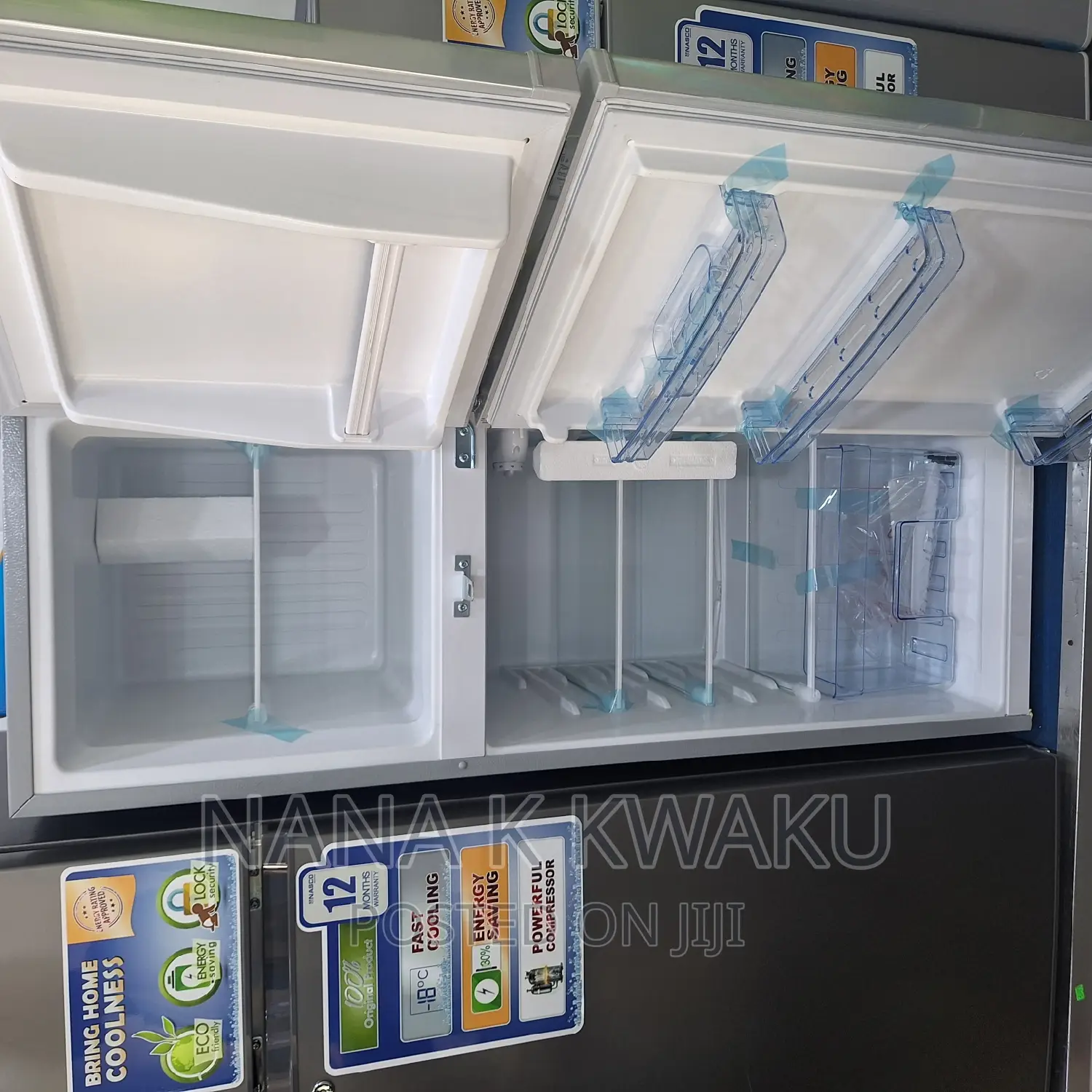 Super Promo Nasco Nasf2-20 Double Door Fridge_top Freezer