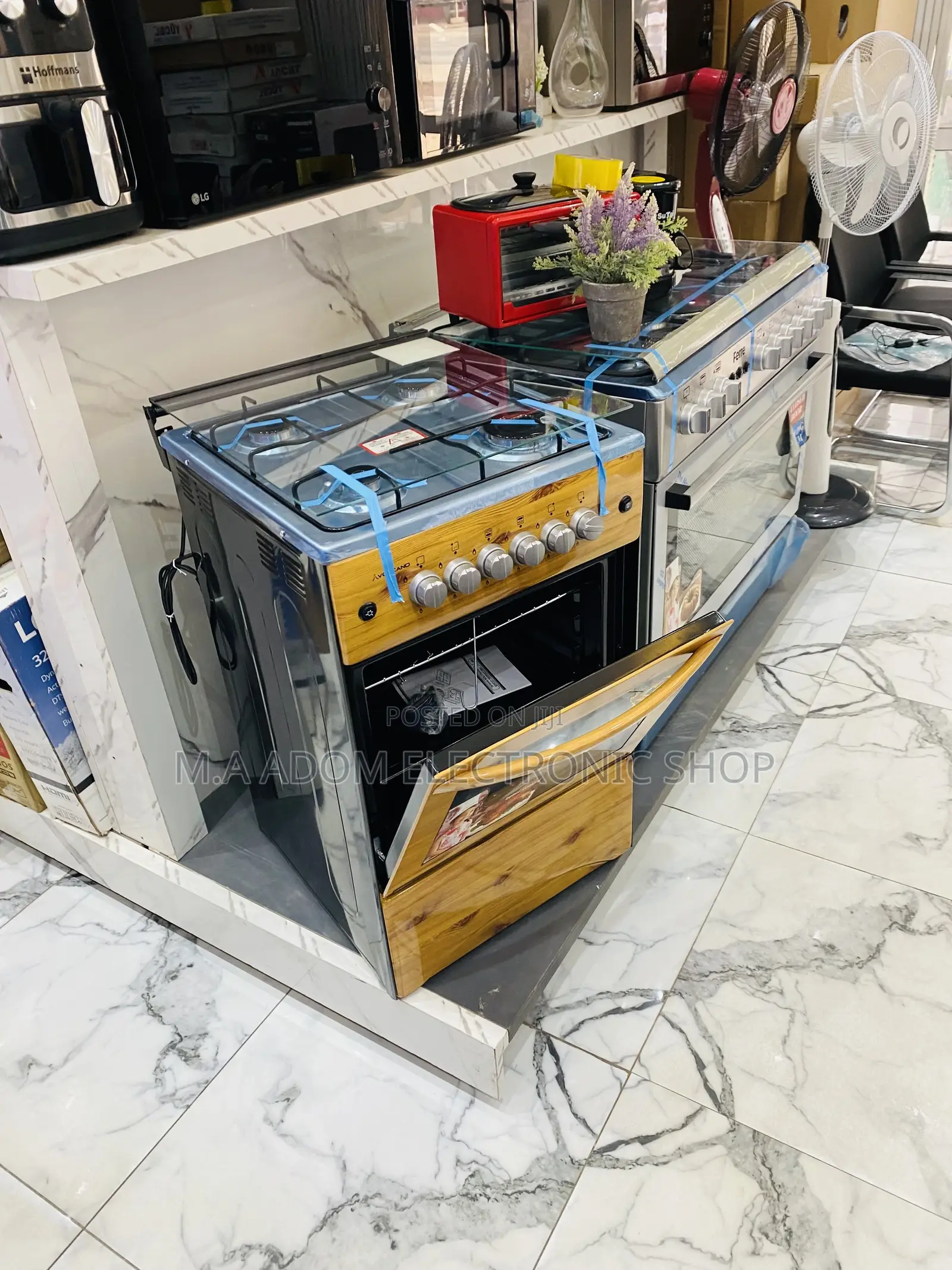 Purchase Original Volcano 50x50 4 Gas Burner + Oven(Wooden).
