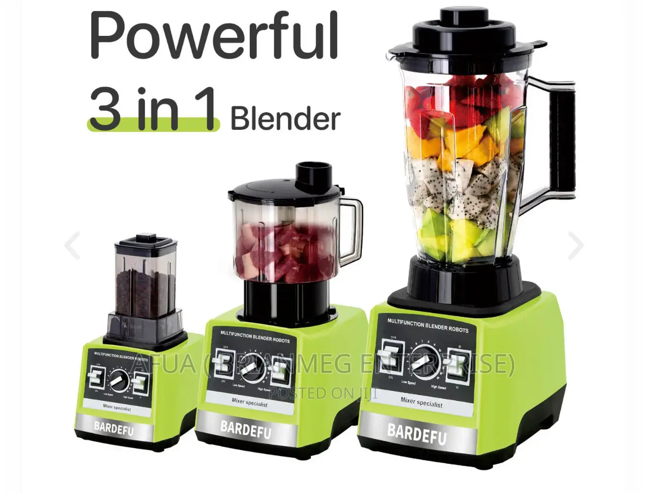 3in1 Industrial Blender