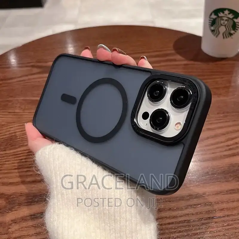 For iPhone 12-15 Pro Max Luxury Magsafe Magnetic Matte