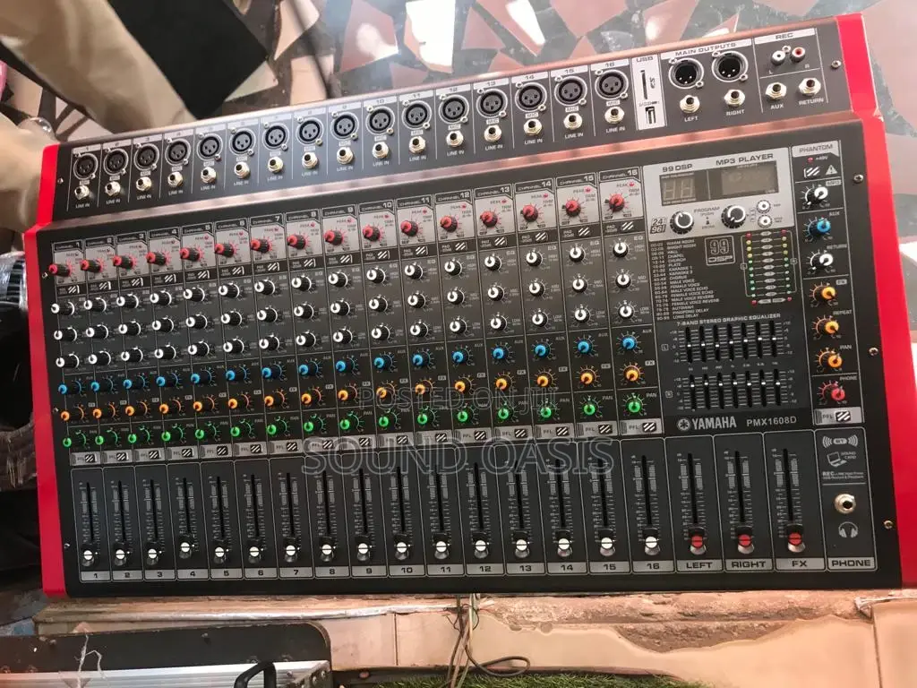 Yamaha PMX1608D Analog Mixer With in-Built Amplifier