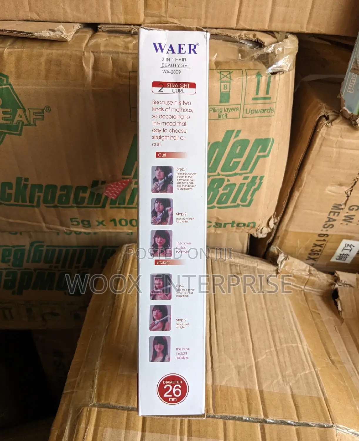 Waer Straightener Curler (2in1)