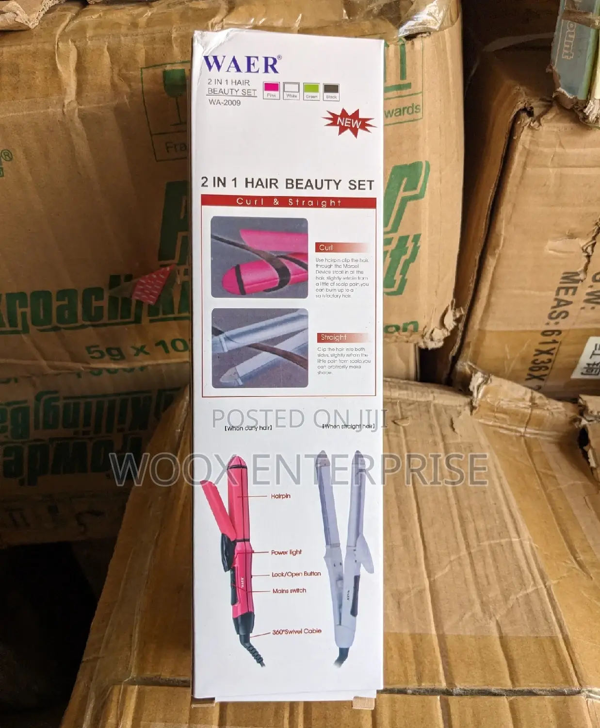 Waer Straightener Curler (2in1)