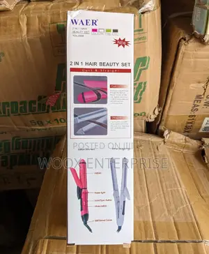 Waer Straightener Curler (2in1)