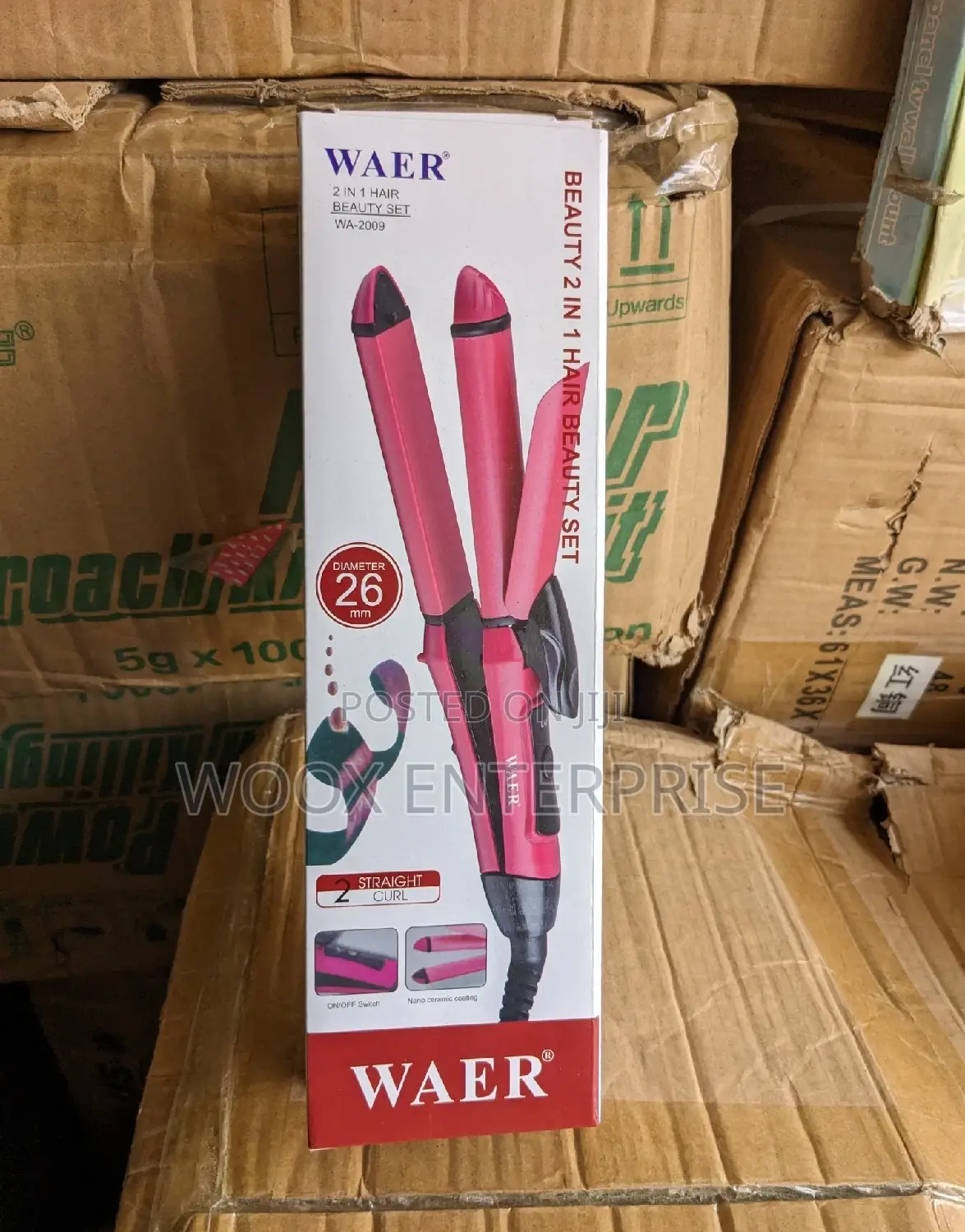 Waer Straightener Curler (2in1)