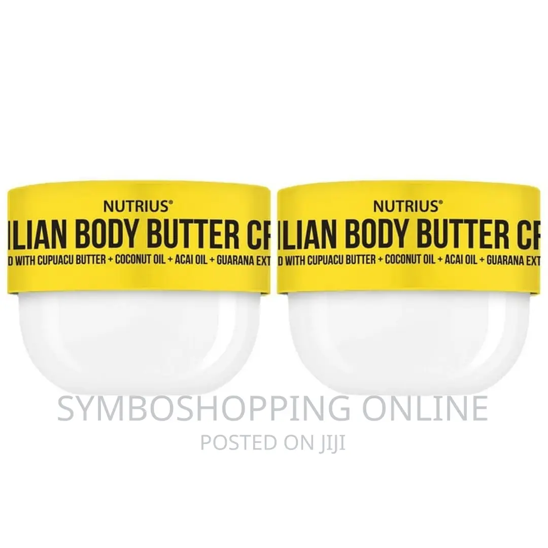 Nutrius Brazilian Body Butter Cream, 177ML (Pack of 2)