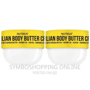 Nutrius Brazilian Body Butter Cream, 177ML (Pack of 2)