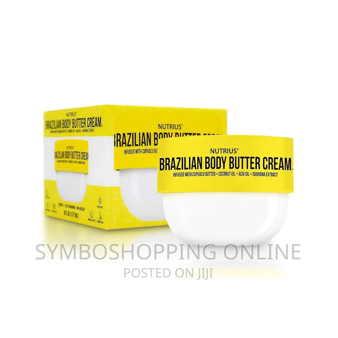 Nutrius Brazilian Body Butter Cream, 177ML (Pack of 2)