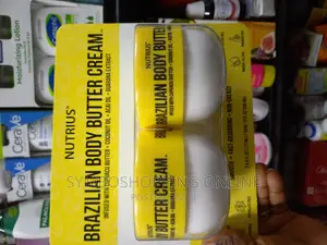 Nutrius Brazilian Body Butter Cream, 177ML (SINGLE )