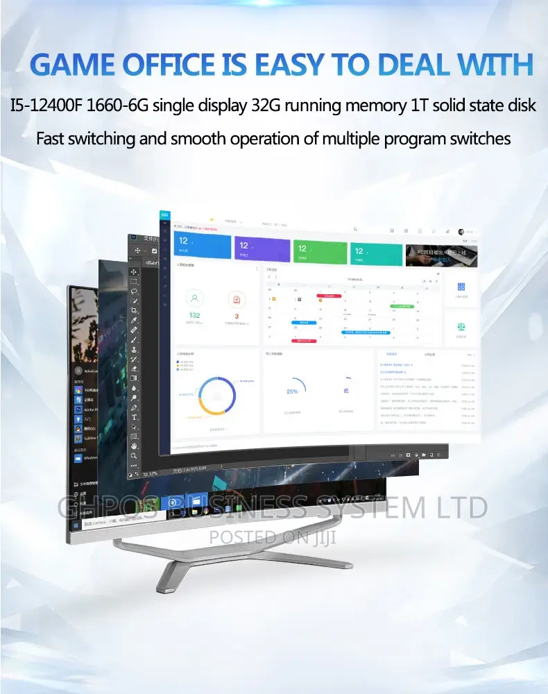 New Desktop Computer 8GB Intel Core i5 SSD 256GB