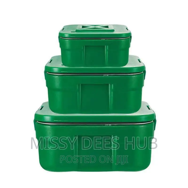 3pcs Square Insulation Barrel Set (2.5L, 5L And 10L)