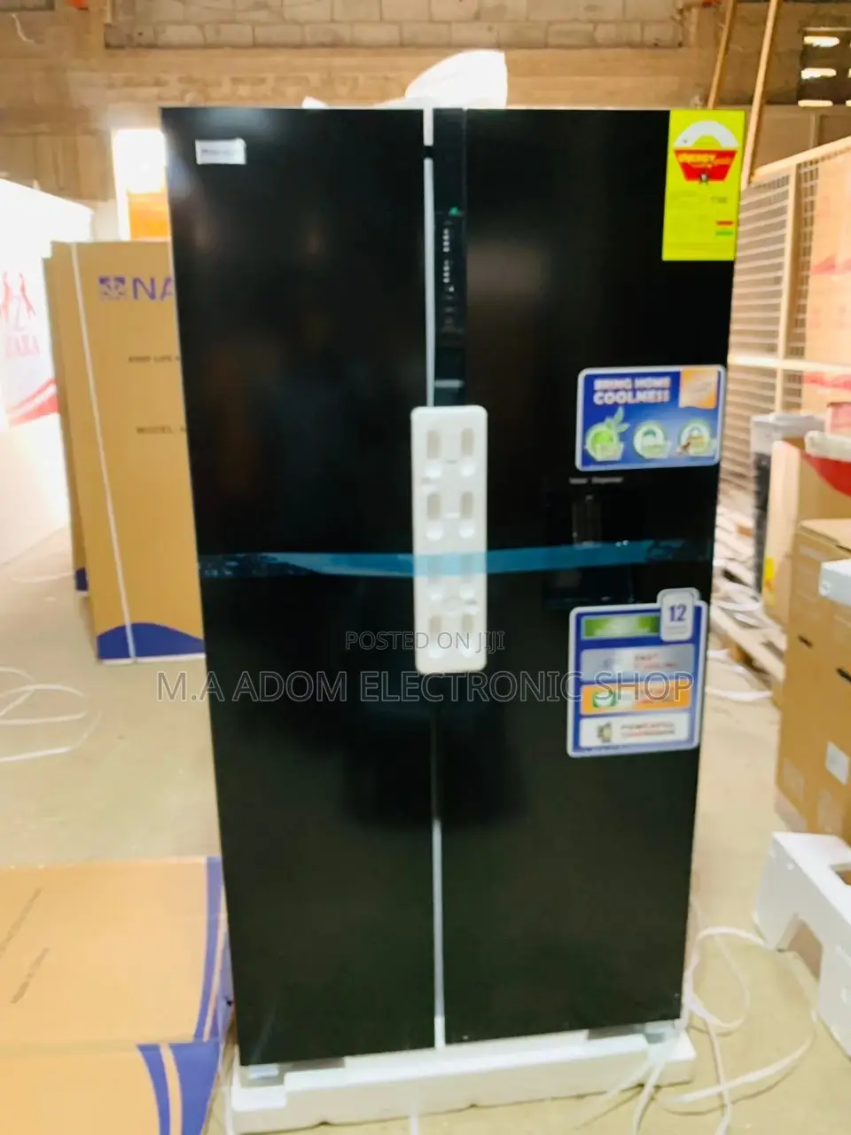 Extremely Chilling Nasco Nassb2-64s Side by Side Fridge.