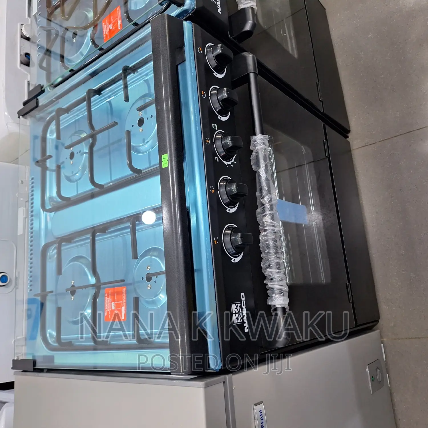 Super Black_nasco 4 Burner Gas Cooker With Oven Grill
