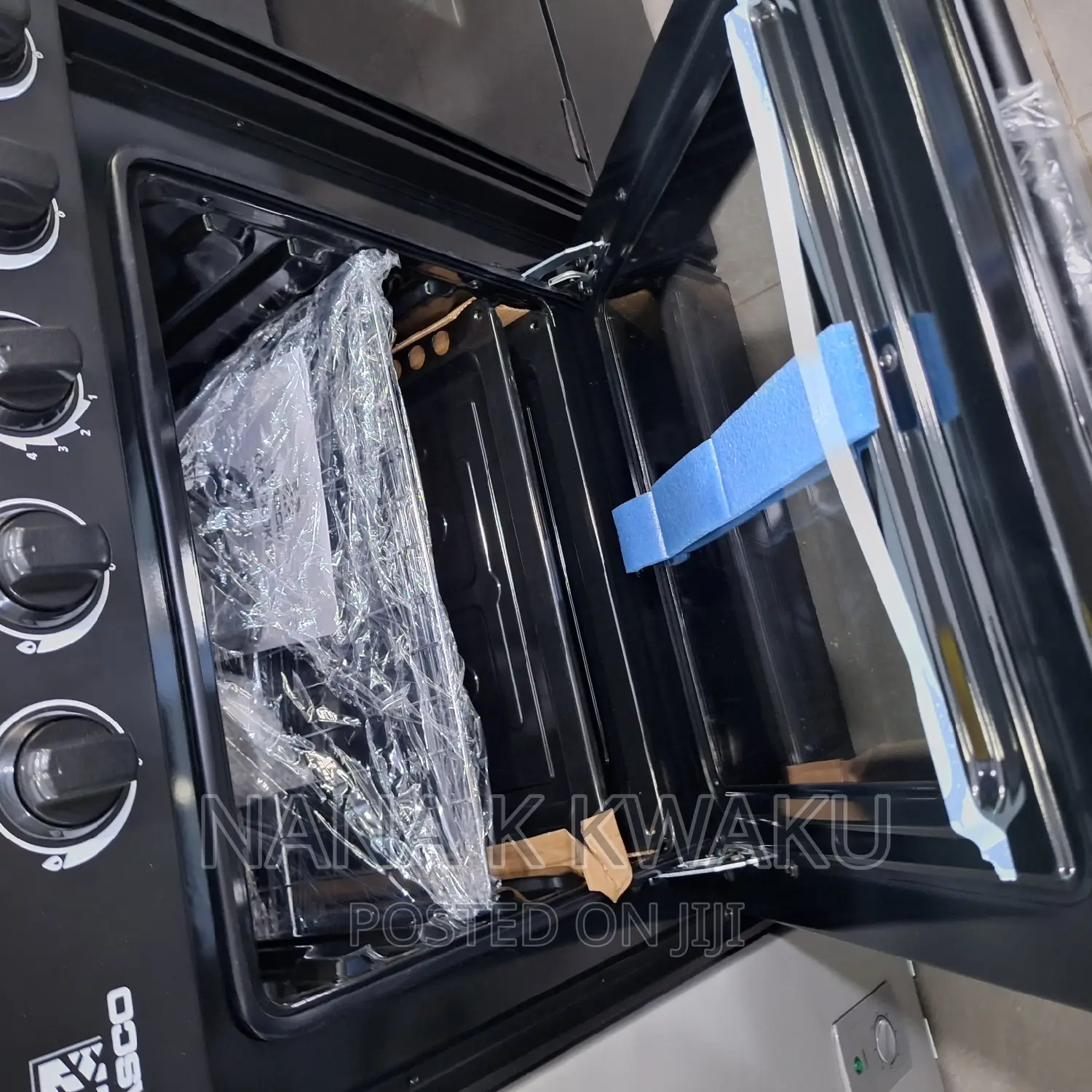 Super Black_nasco 4 Burner Gas Cooker With Oven Grill