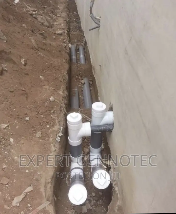 Ceptic Tank Installation and Plumbing