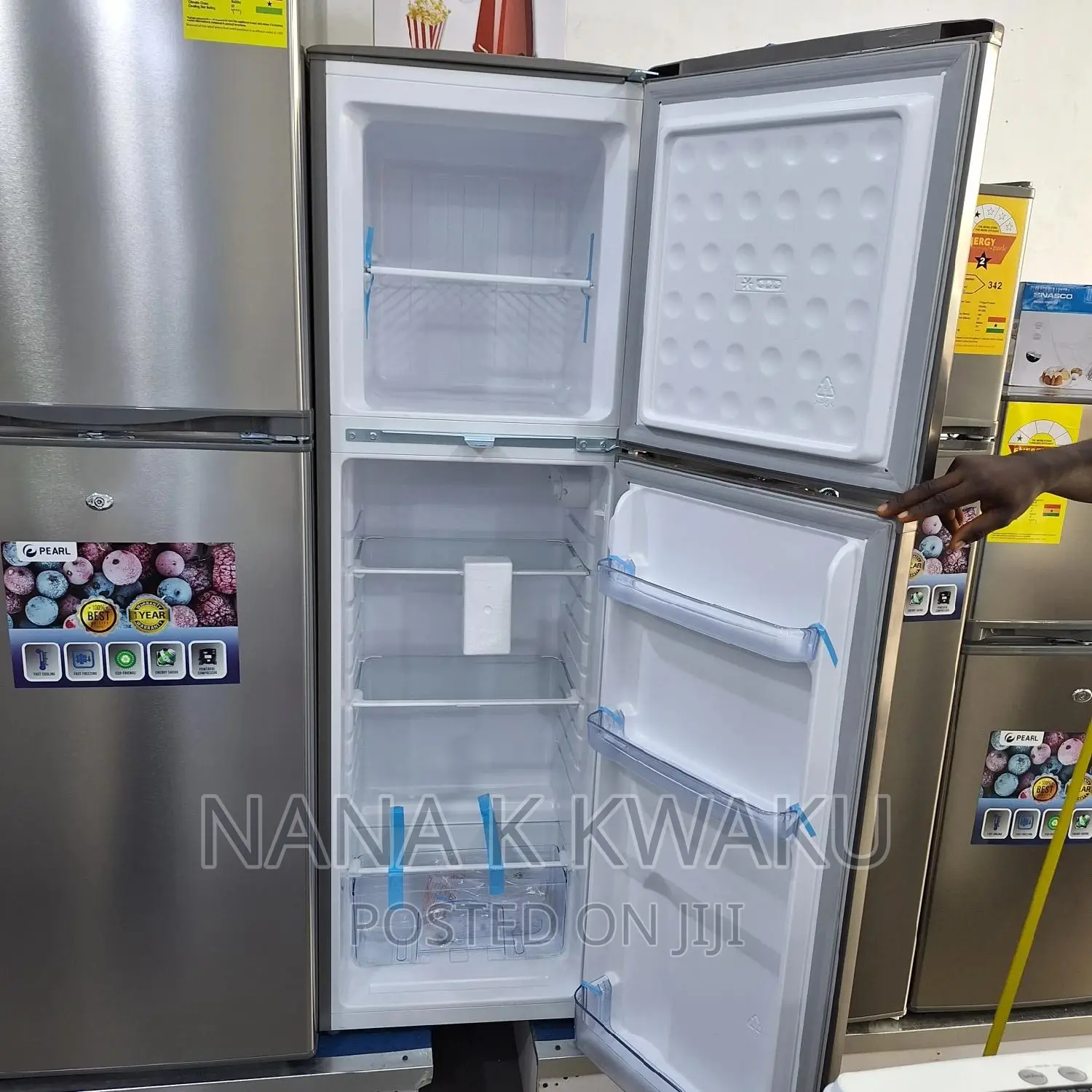 Super Top Freezer Pearl 165litres Double Door Fridge