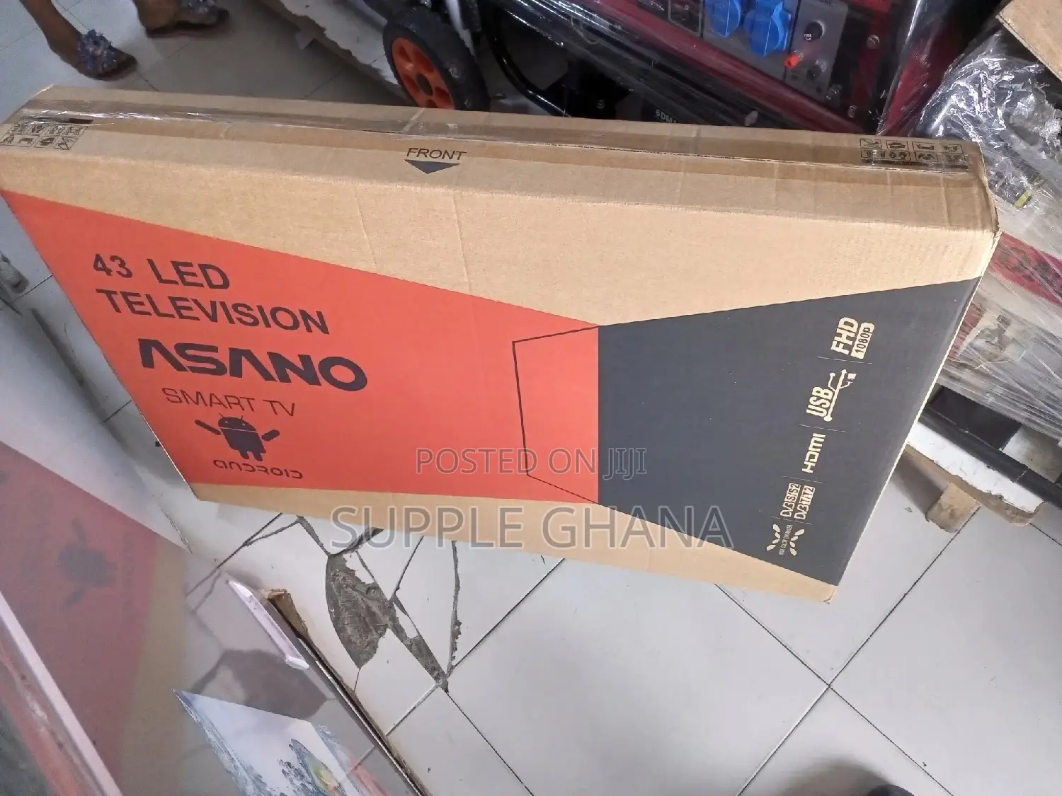 Asano 43 Smart TV Quality Brand New Asano