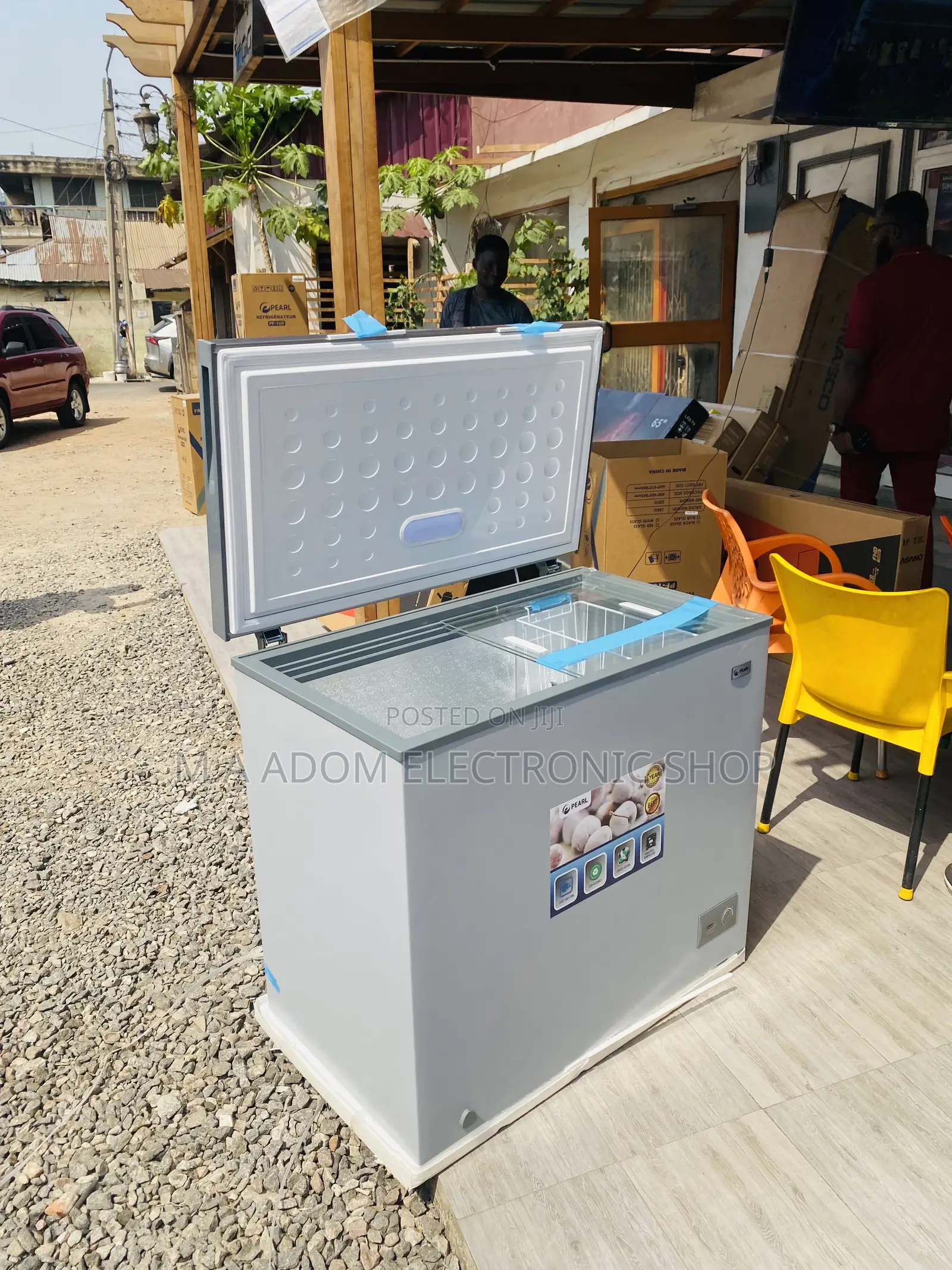 Shop Original Pearl PCF-240 Single Door Chest Freezer.