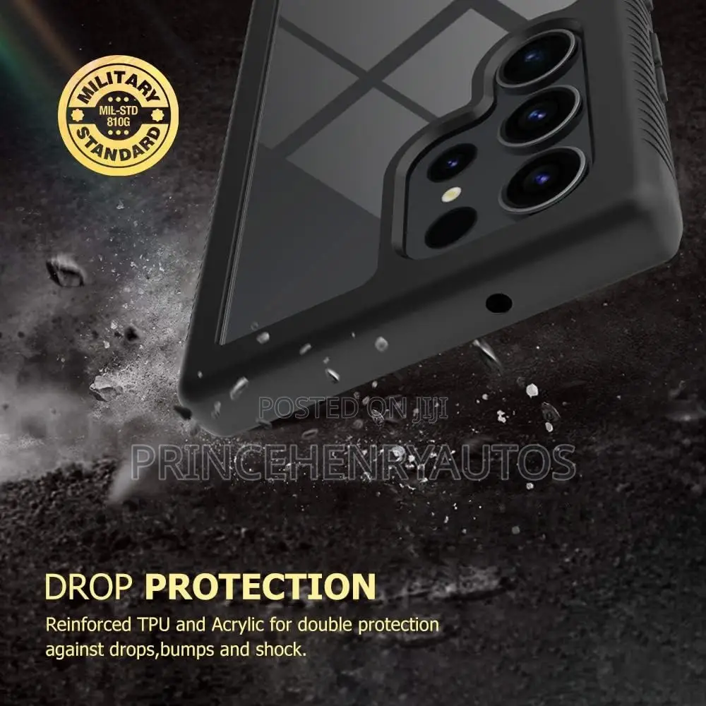 Puxicu Drop Protective Case Cover for S23 Ultra
