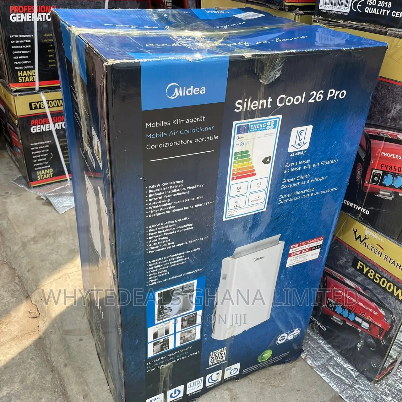 Midea 12000btu Wi-Fi Smart 3-in-1 Mobile Airconditioner 2024