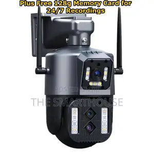 Smart Triple-Lens CCTV Camera