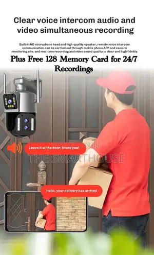Smart Triple-Lens CCTV Camera