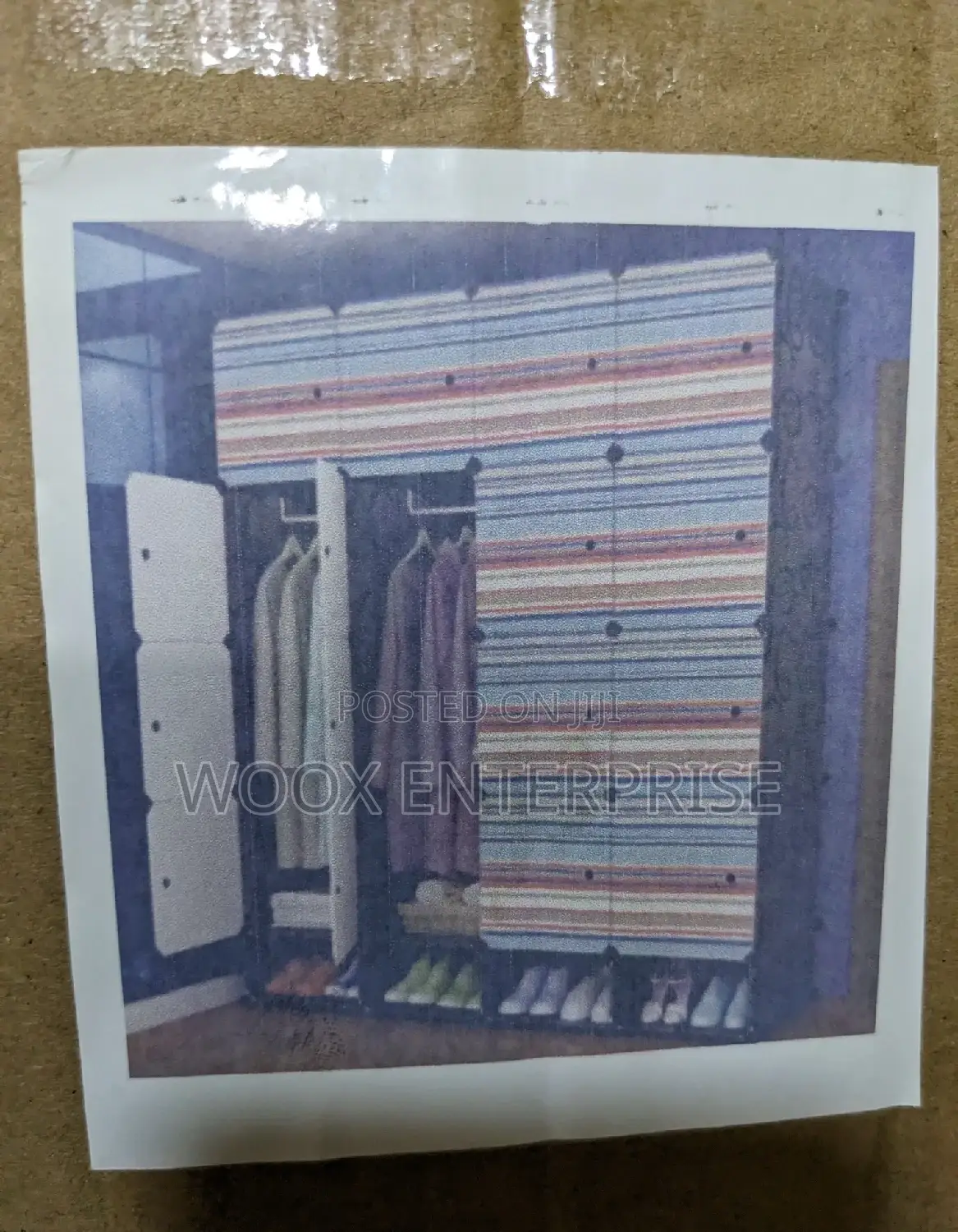 Plastic Wardrobe/Shoe Rack (16 Cubes)
