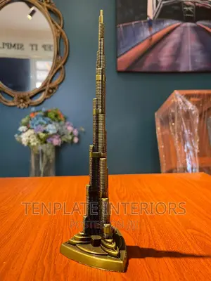 Burj Khalifa Bank of China Statue Decor Accessories