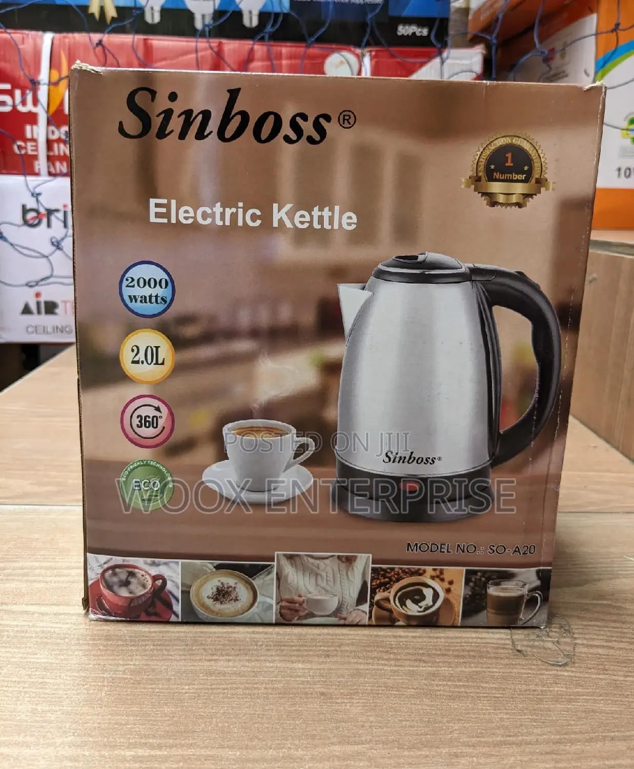 Sinboss Electric Kettle (2L)