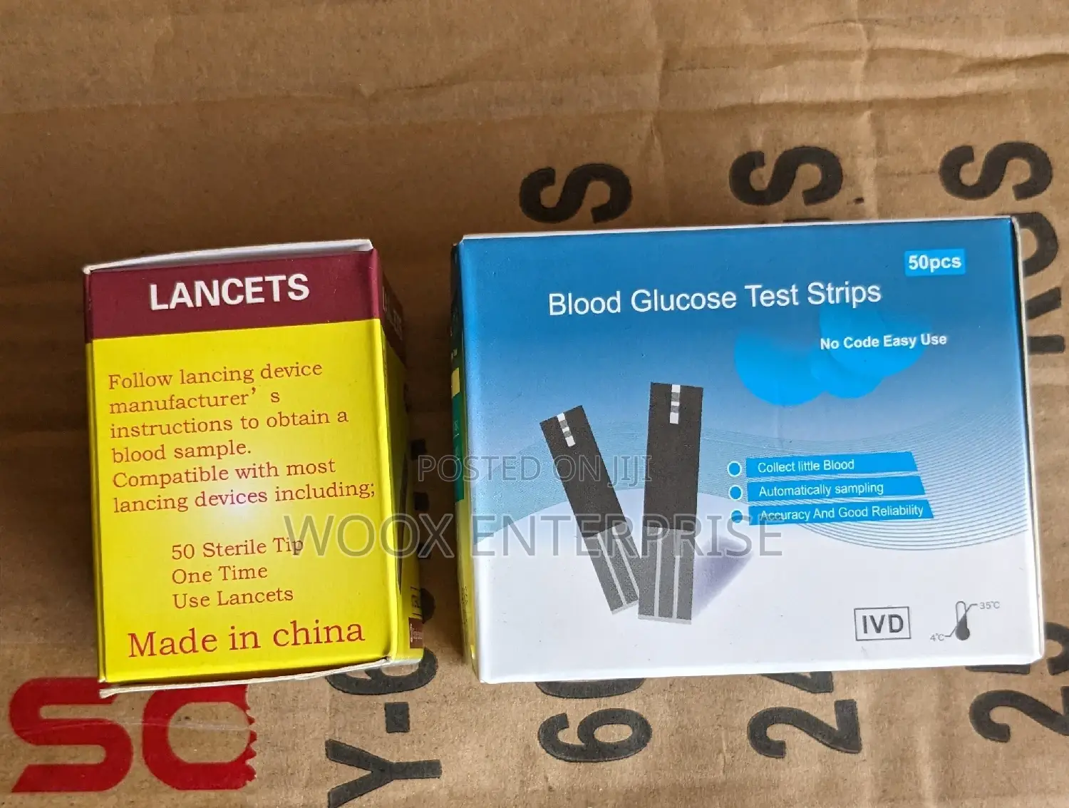 Blood Glucose Test Strips and Lancet