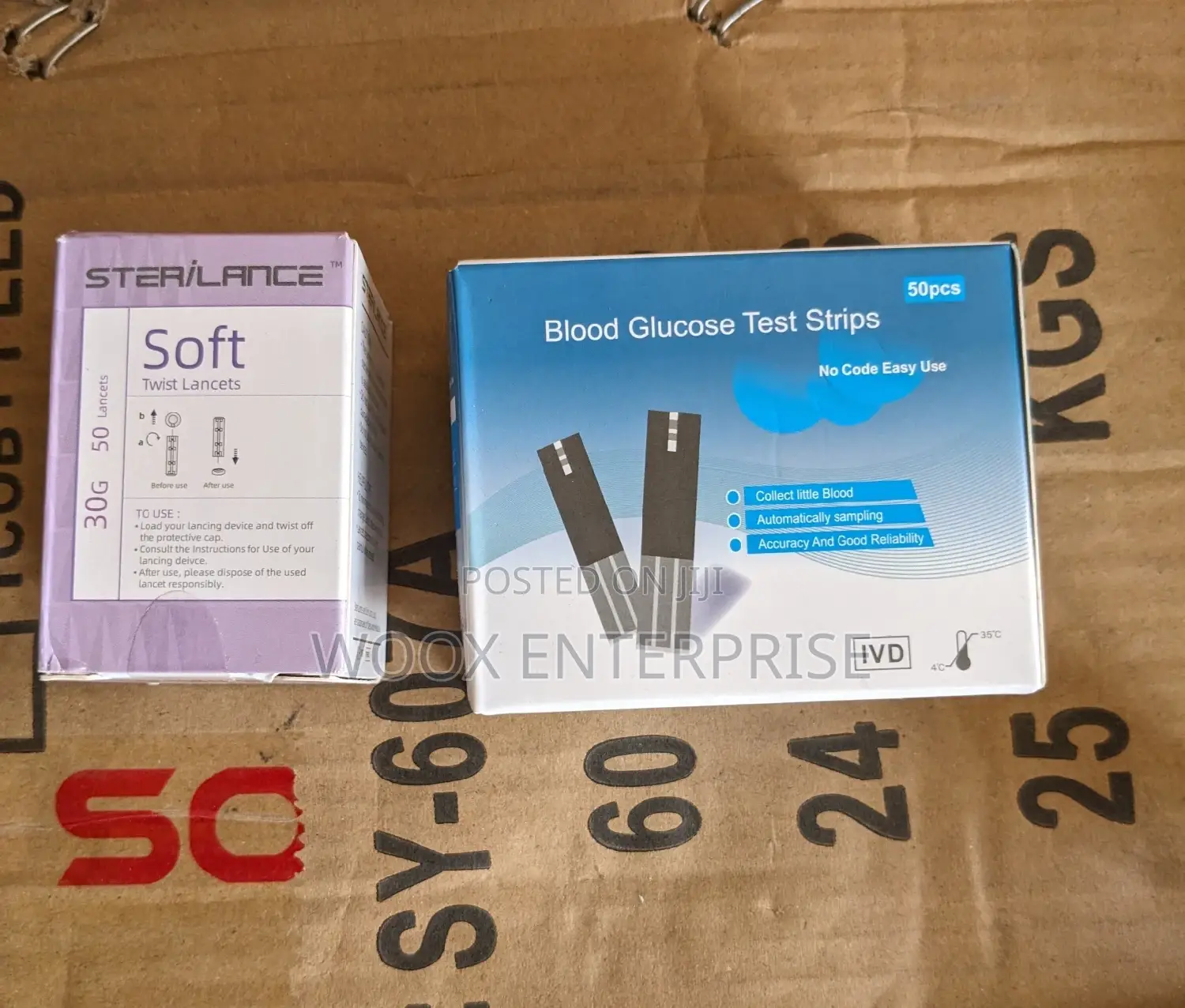 Blood Glucose Test Strips and Lancet