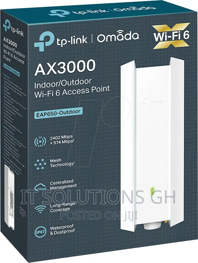 AX3000 Indoor/Outdoor Wifi 6 Access Point