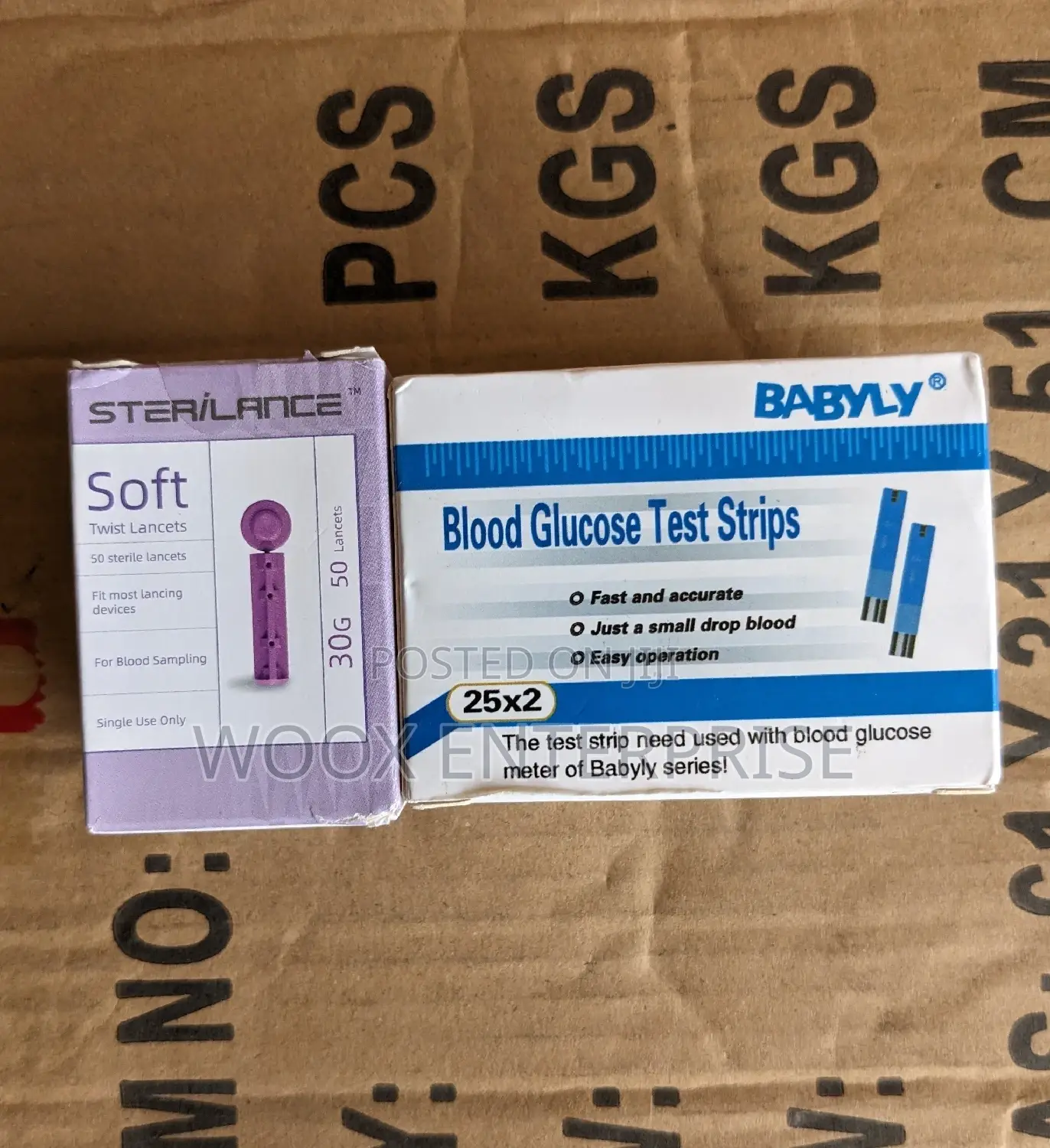 Babyly Blood Glucose Test Strips and Lancets