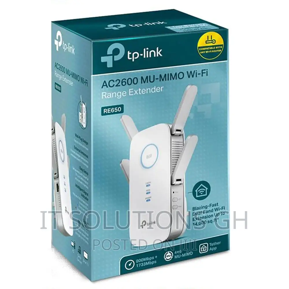 Tp-Link Ac2600 Wifi Range Extender Re650