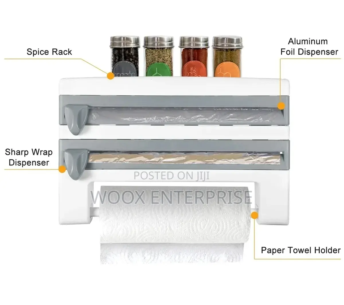Kitchen Wall Mount Rack /Paper Towel Holder