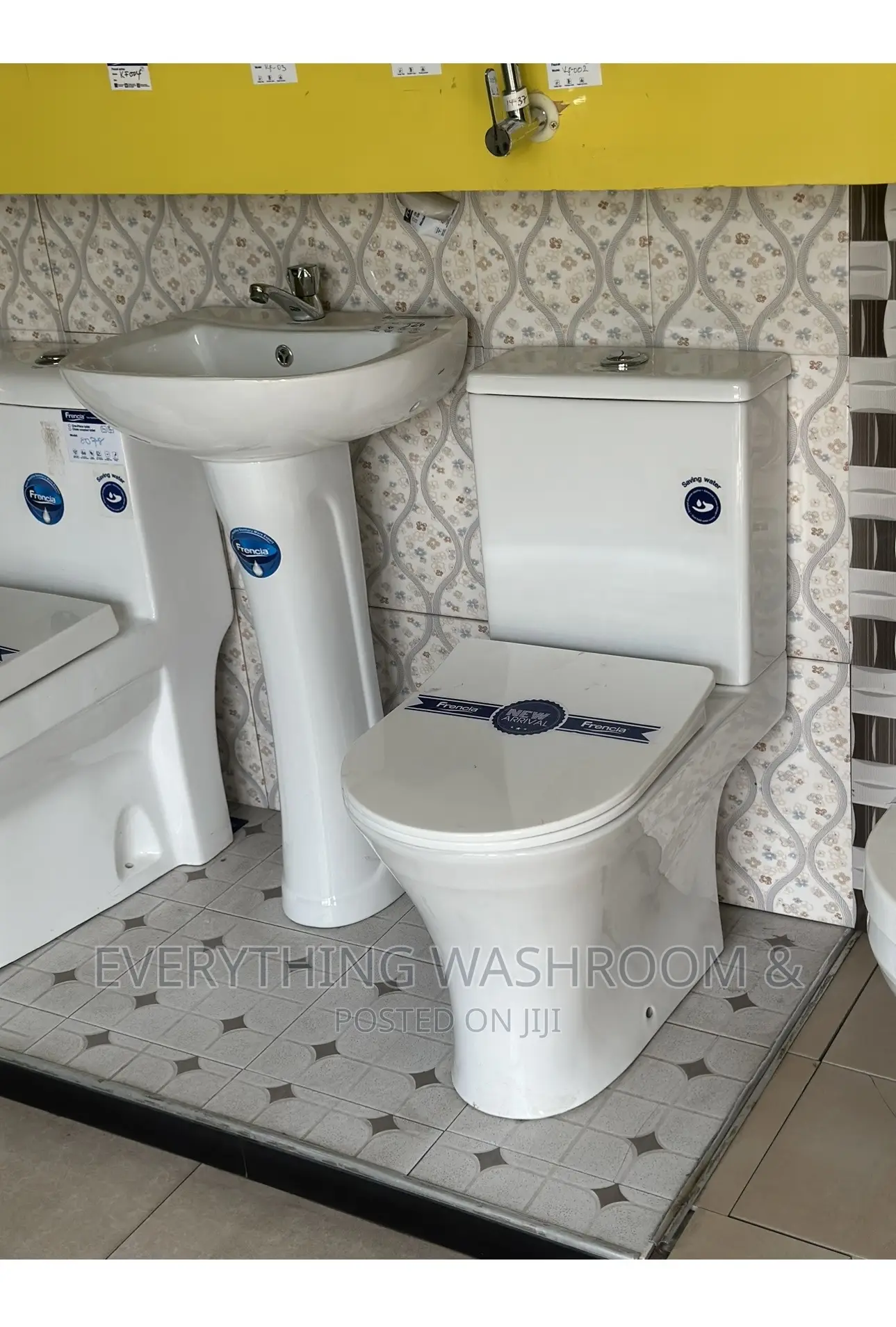 Frencia Wc Basin Set_water Closet_wash Hand Basin Complete