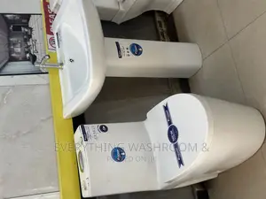 Frencia One Piece WC and Basin Complete_close Couple WC Set