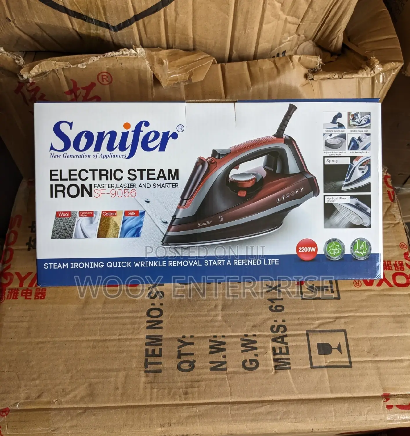 Sonifer Steam Iron (Sf-9056)