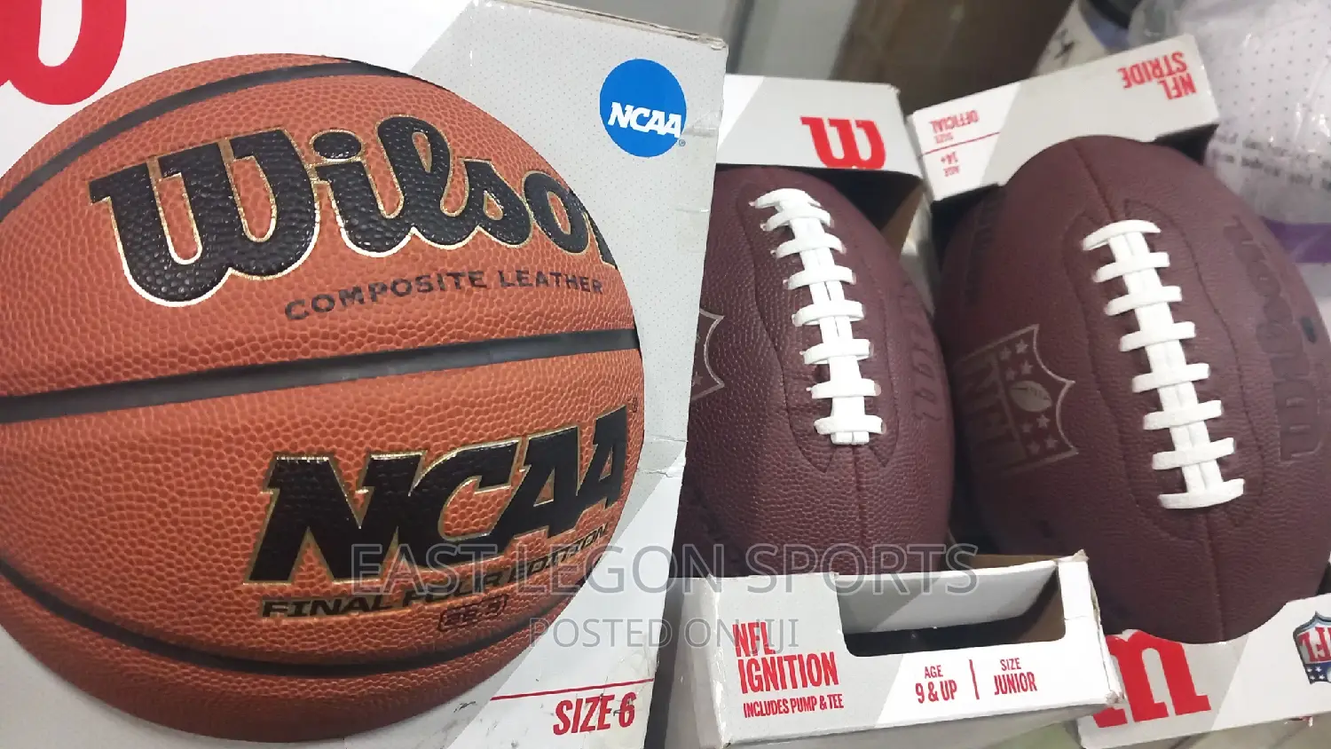 NFL American Football Leather Wilson Official