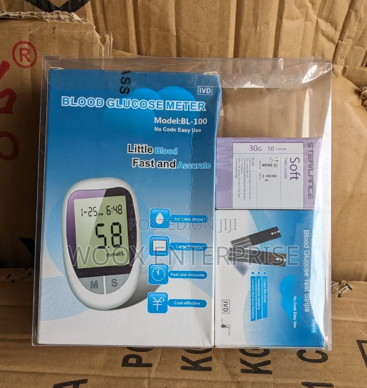 Blood Glucose Monitor+Strips